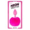 Neon Plug Anal con Cola Rosa