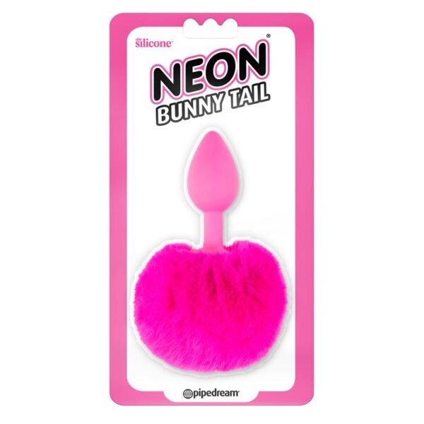 Neon Plug Anal con Cola Rosa
