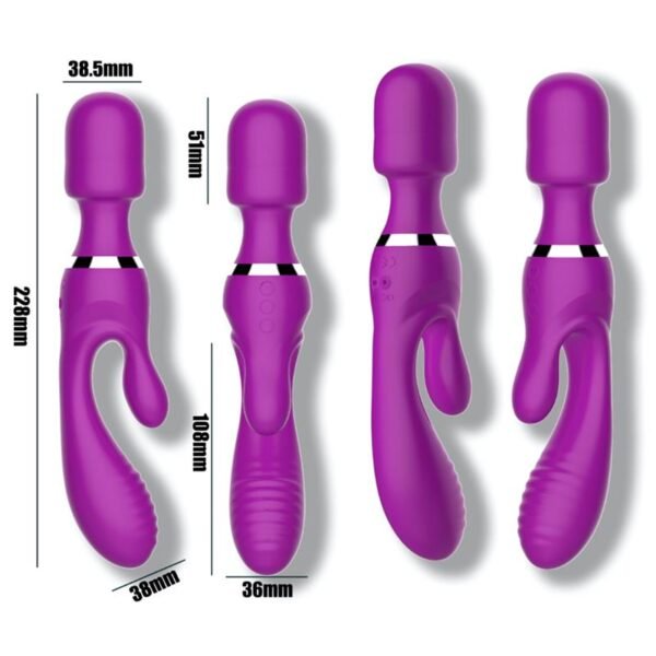 10550 No. Fifteen Vibrador y Masajeador 3 Motores Independientes