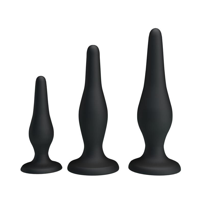 14641 Shots Plug & Play Plug Anal Basic 10 cm Color Negro