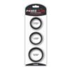 Pack de 3 Anillos para el Pene Power Ring Negro