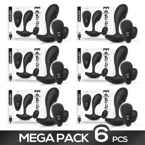 Pack de 6 ud Aquen Estimulador Prostático y Perineo Silicona Líquida