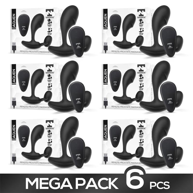 Pack de 6 ud Aquen Estimulador Prostático y Perineo Silicona Líquida