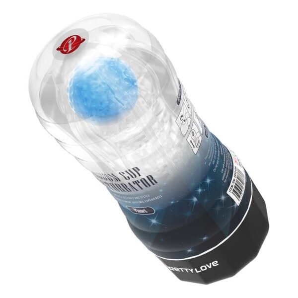 Planet Ball-Rolling Masturbador Azul