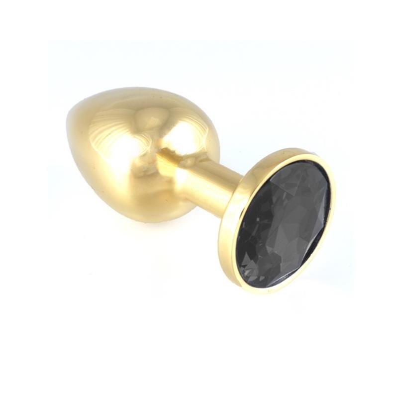 35663 Plug Anal Acero Inoxidable Negro