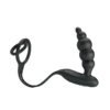 Plug Anal con Anillo para el Pene con Vibración