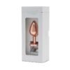 Plug Anal con Joya en Forma de Corazón Pisa Rose Gold