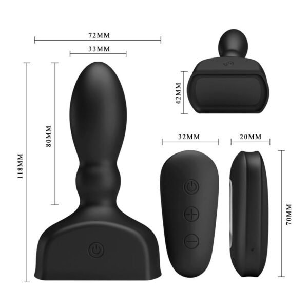 Plug Anal Inflable con Control Remoto Mr. Play