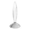 Plug Anal Sparkling Crystal Hot and Cold Transparente