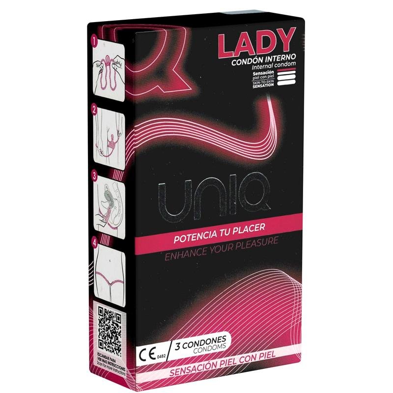 Preservativos Femeninos Air Female sin Látex 3 Unidades