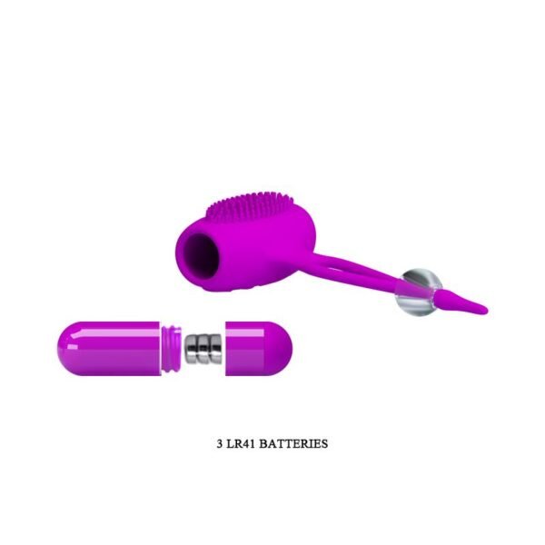 8988 Pretty Love Pinzas para Pezones Bancroft Color Púrpura