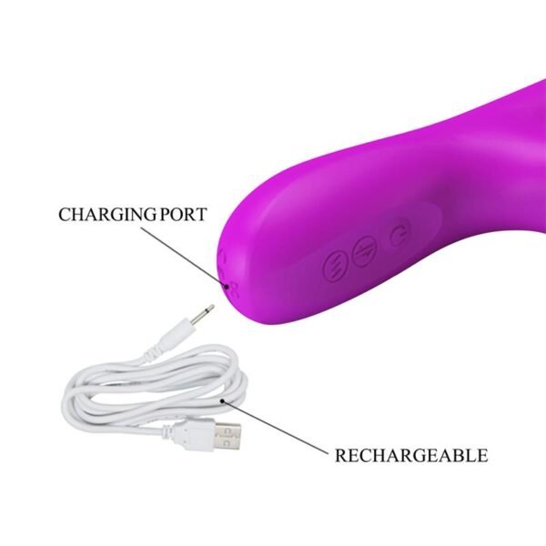 14507 Reese Vibrador con Bolas Internas y Thrusting USB