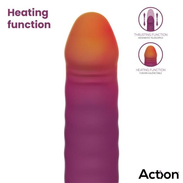 Roxer Sex Machine con Vibración, Thrusting, Efecto Calor y Control Remoto
