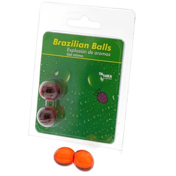 1437 Set 2 Brazilian Balls Explosión de Aroma Fresa