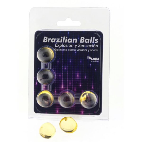3282 Set 5 Brazilian Balls Excitante Efecto Vibrador y Shock