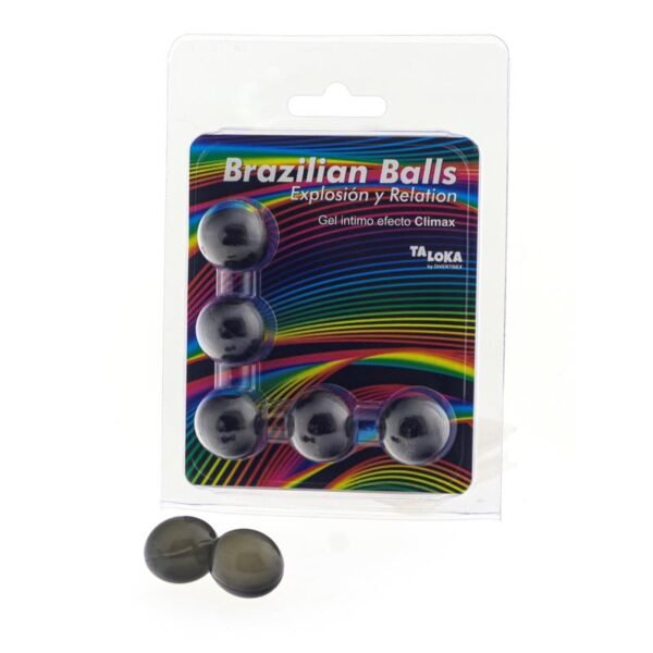 940 Set 5 Brazilian Balls Gel Excitante Efecto Climax