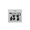 37462 Set de 3 Bolas Kegel Geneva Negro