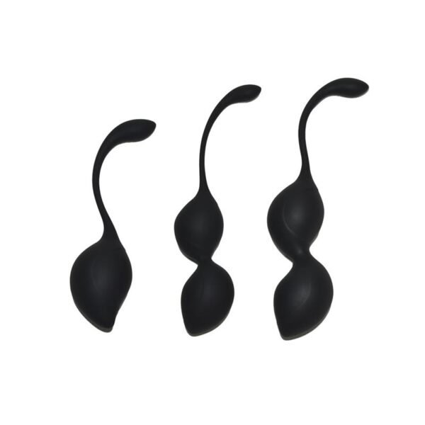 37462 Set de 3 Bolas Kegel Geneva Negro