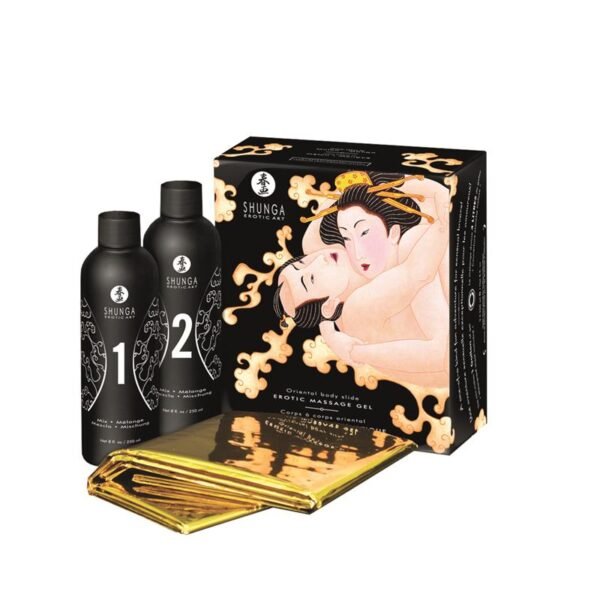 33580 Shunga Kit de Gel de Masaje Aroma a Melón y Mango