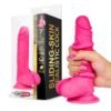 15162 Slidy Dildo Realista Dual Layer Retráctil y Orientable 7