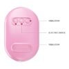 Surprise Box Huevo Vibrador y Pinzas para Pezones con Electro Estimulación Rosa
