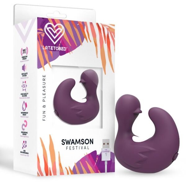 14517 Swamson Dedal Patito Estimulador USB Silicona Violet