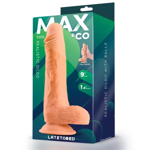 15029 Tod Dildo Realista con Testículos 9 Natural