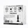 Trophy Plug Anal 11 cm Silicona Negro