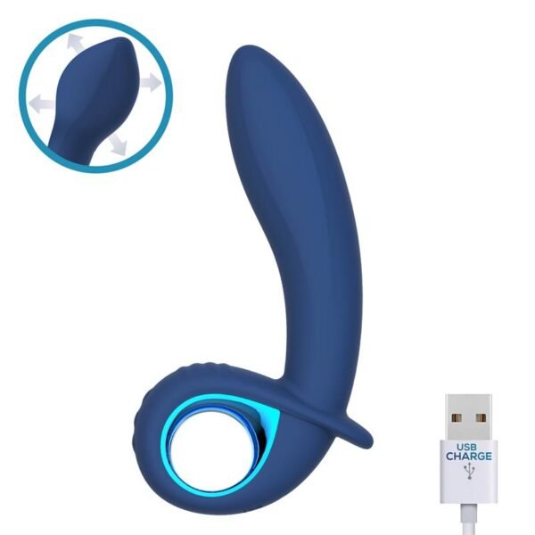 9401 Vibrador Alpha Advanced con Función de Inflado y Vibración USB Silicona