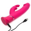 11781 Vibrador Realistic Dual Density Rabbit Rosa