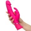 11781 Vibrador Realistic Dual Density Rabbit Rosa