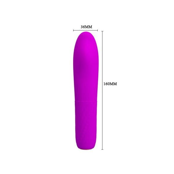 Vibrador Rotador Burke Silicona 10.6 x 3.6 cm