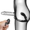 Warren Plug Anal y Anillo para el Pene con Vibración y Pulsación a Control Remoto