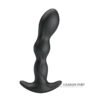 Yale Plug Anal con Vibración Negro