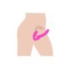 Evoke Vibrador Doble sin Arnes USB Rosa
