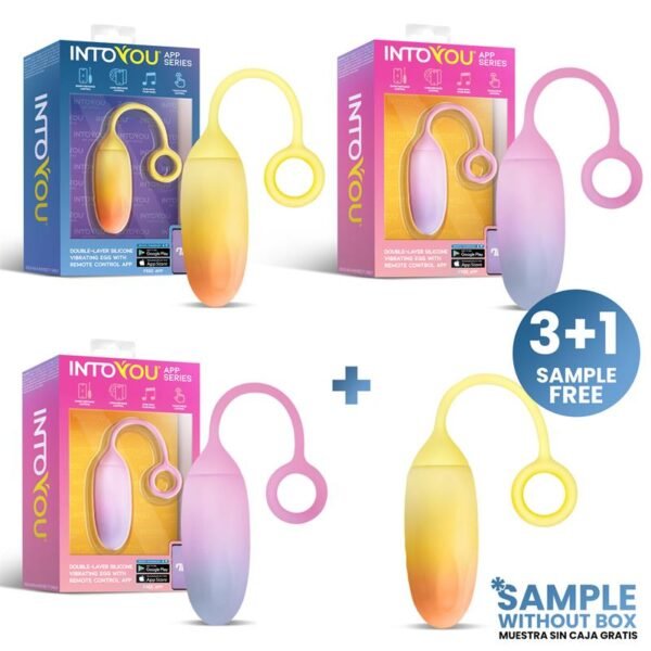 63078 Pack Surtido 3 + Muestra Huevo con App Silicona Doble Capa