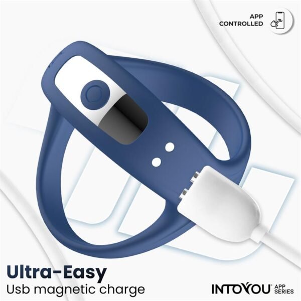 63076 Rank Anillo Vibrador con App Azul